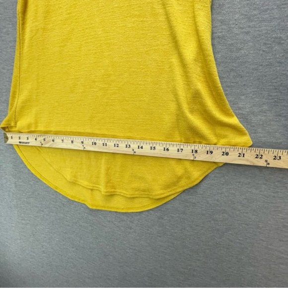 Aritzia Wilfred Free Yellow Womens Tank Top Size Small Racer Back - Picture 8 of 9